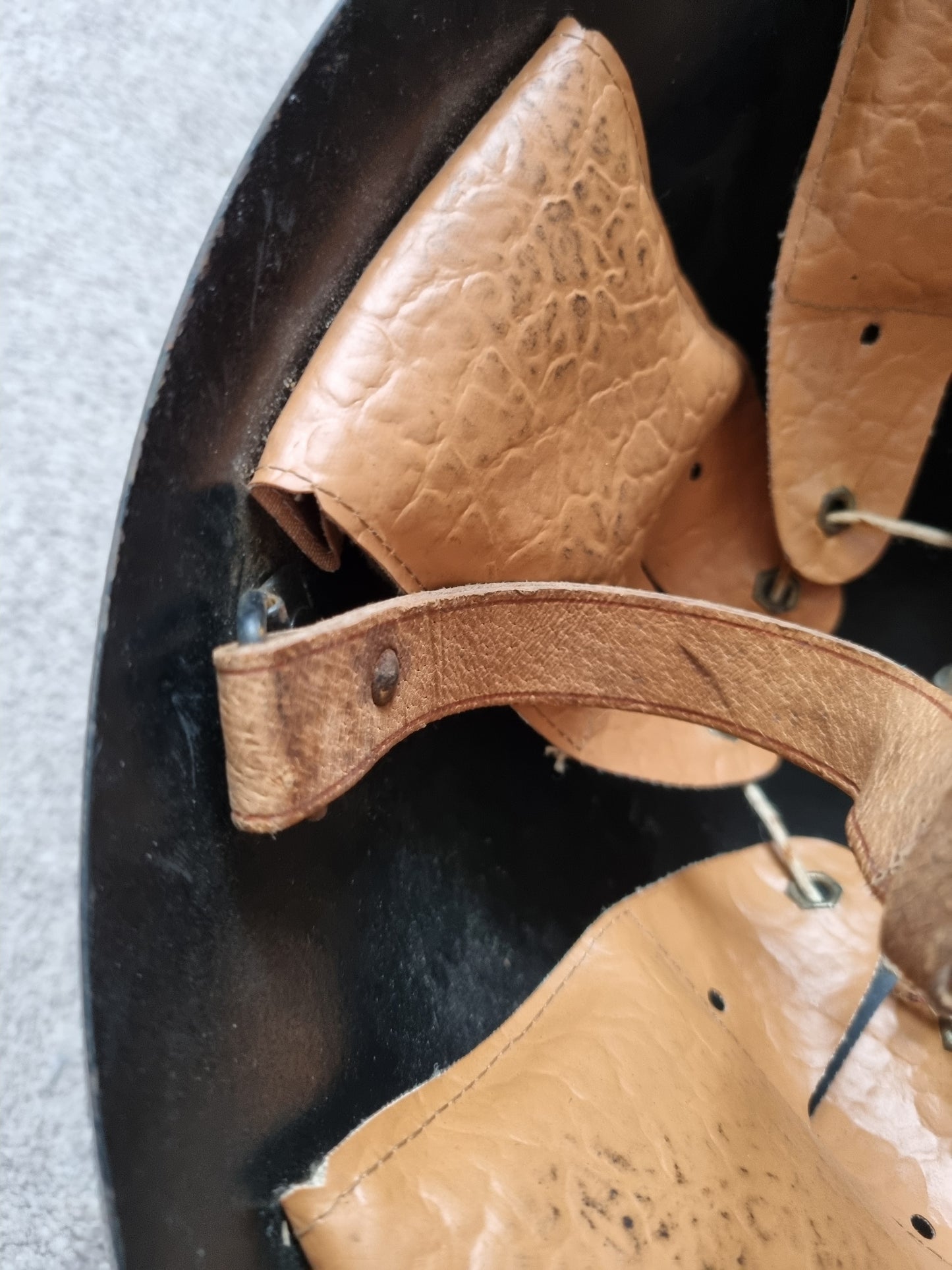 SOLD! Post-War Reused WW2 Czechoslovakian Vz32 Helmet