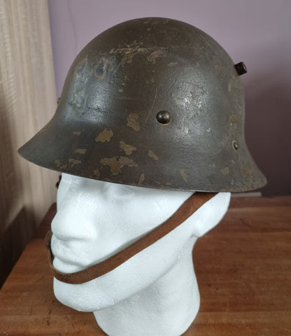 Spanish Civil War Used Czechoslovakian Vz30 Helmet