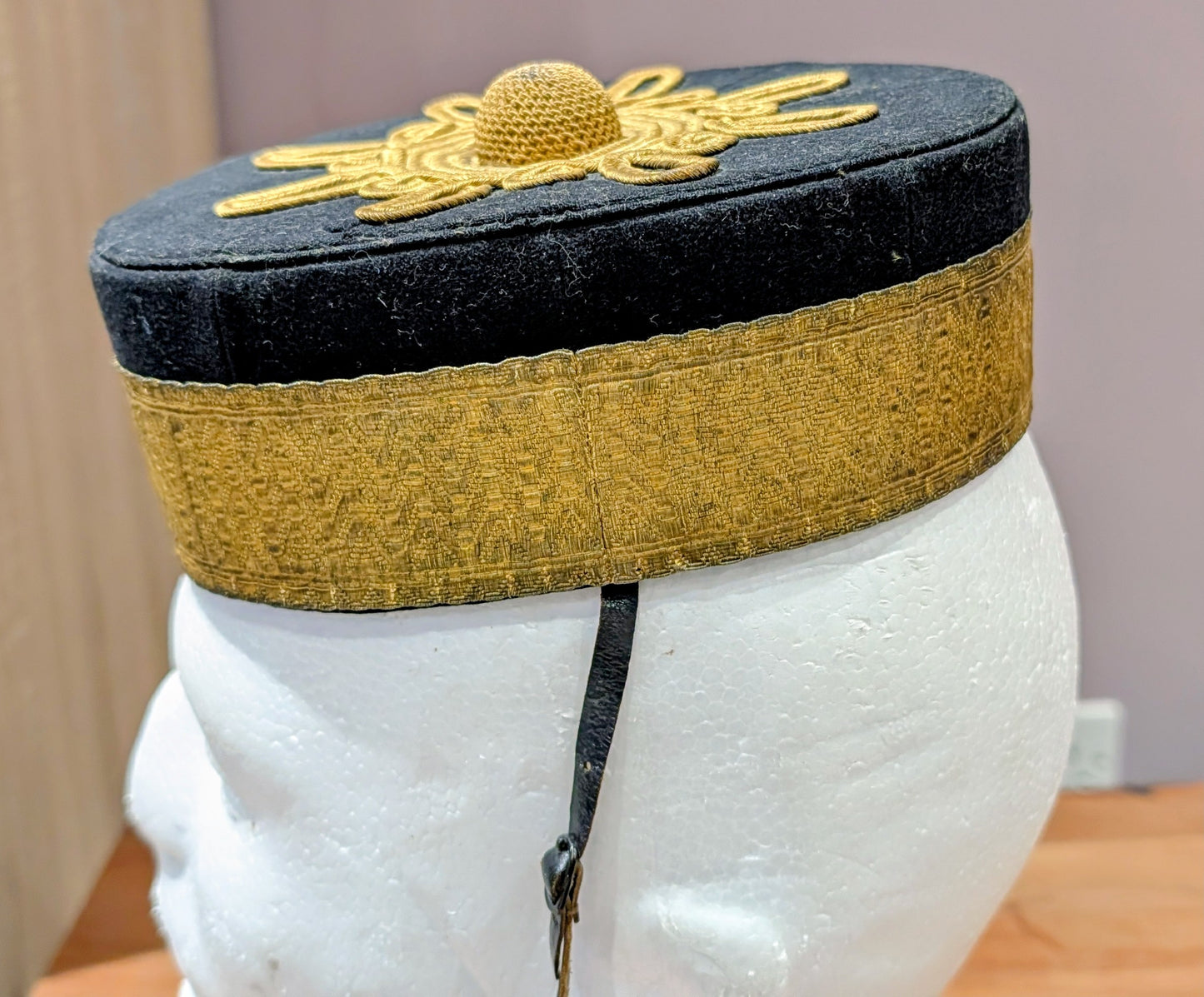 Victorian Royal Artillery  Senior NCO Pill Box hat With Chinstrap