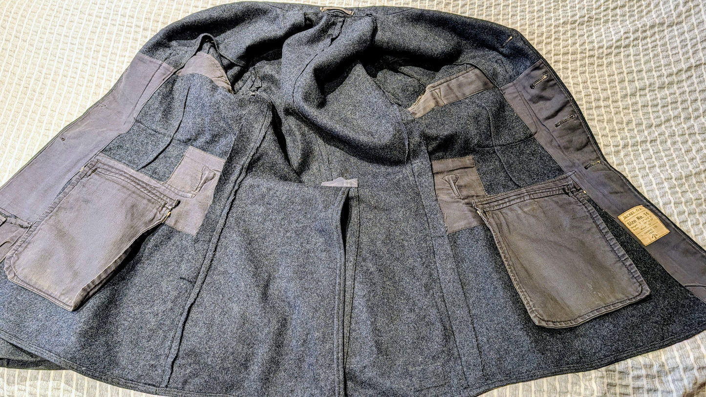WW2 RAF SERVICE DRESS SERGE JACKET DATED 1945