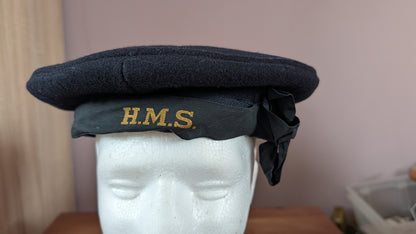 WW2 Royal Navy WRNS Woman's Ratings Cap Dated 1943