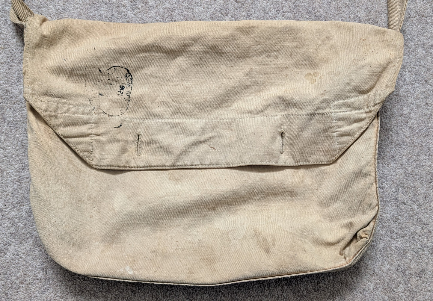 SOLD! WW1 French Army M1892 Musette bag / Haversack / Breadbag 1916 Dated