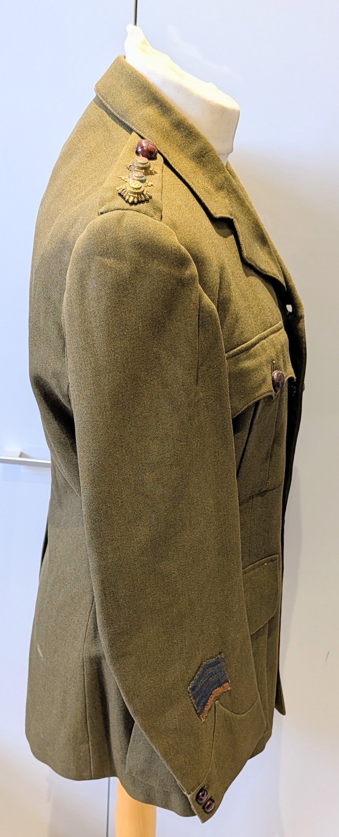 WW1 to Interwar British Captain's Uniform Jacket MC Winner WW1 Veteran