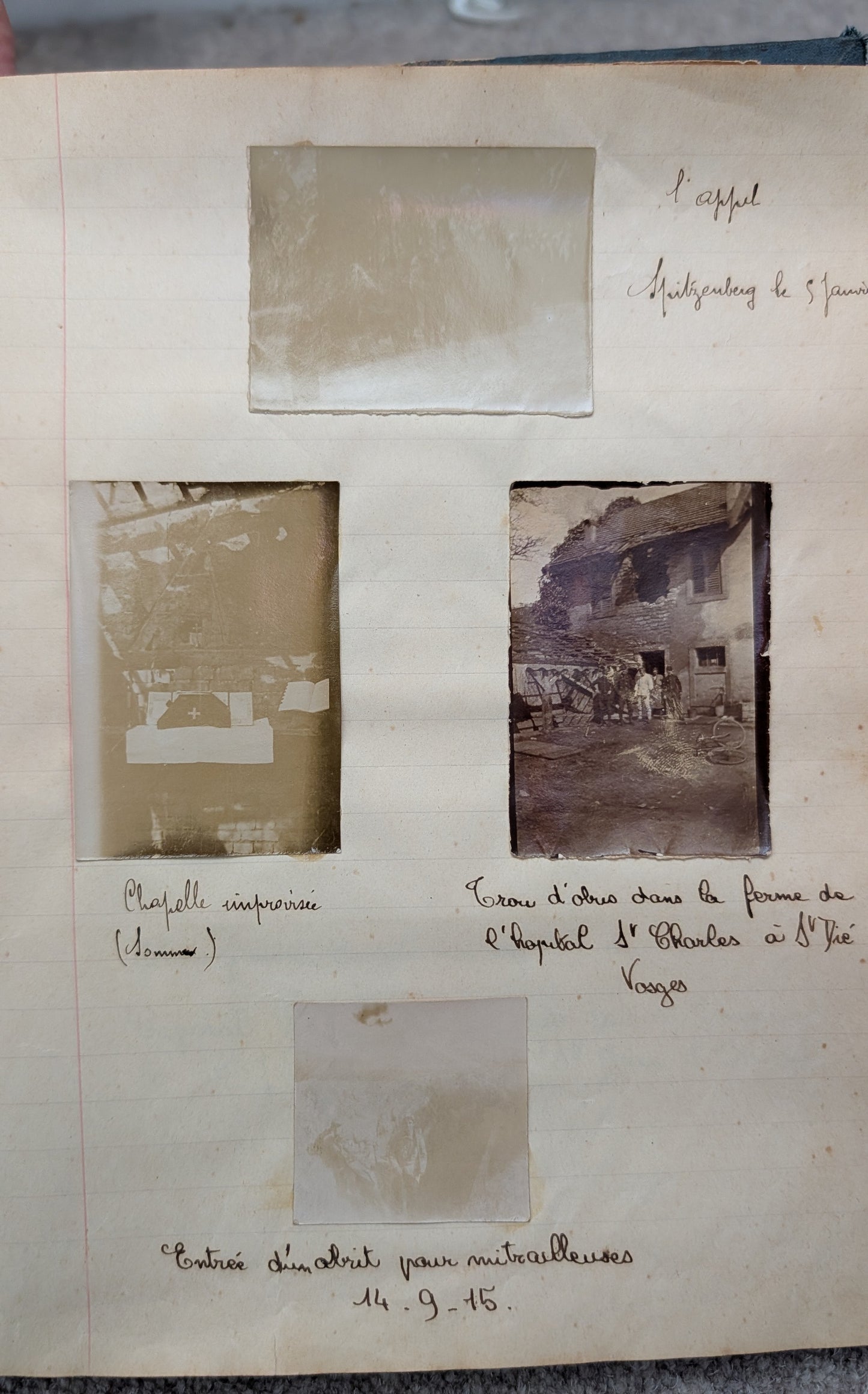 Unique WW1 French Army & Air Force Photo Album, Service Documents and Field Post Set to a Front Line Medic & Then Combat Pilot