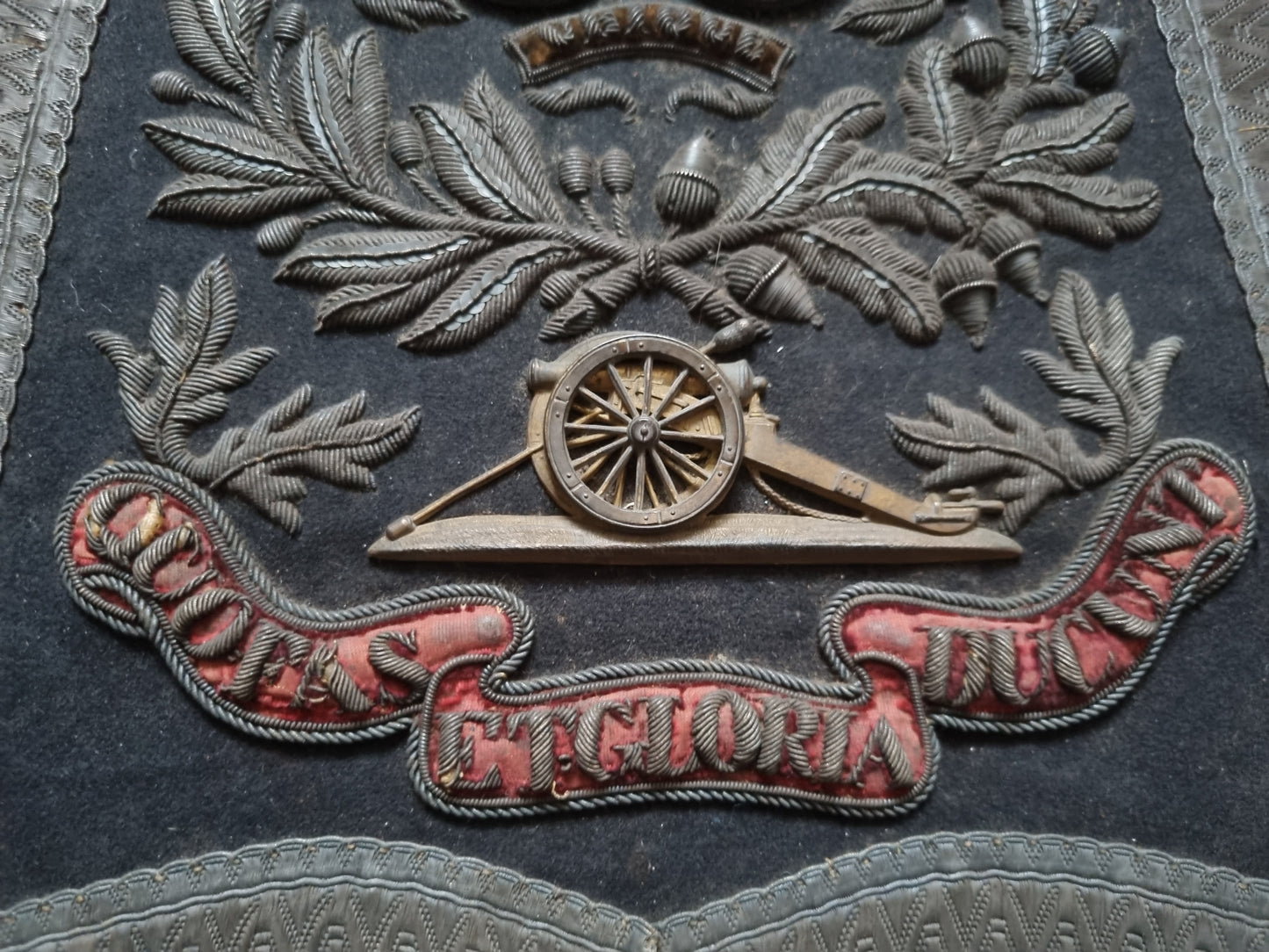 Rare Early Pattern Victorian Royal Artillery Volunteers Sabretache