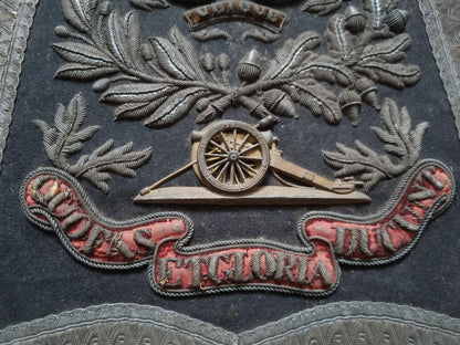 Rare Early Pattern Victorian Royal Artillery Volunteers Sabretache