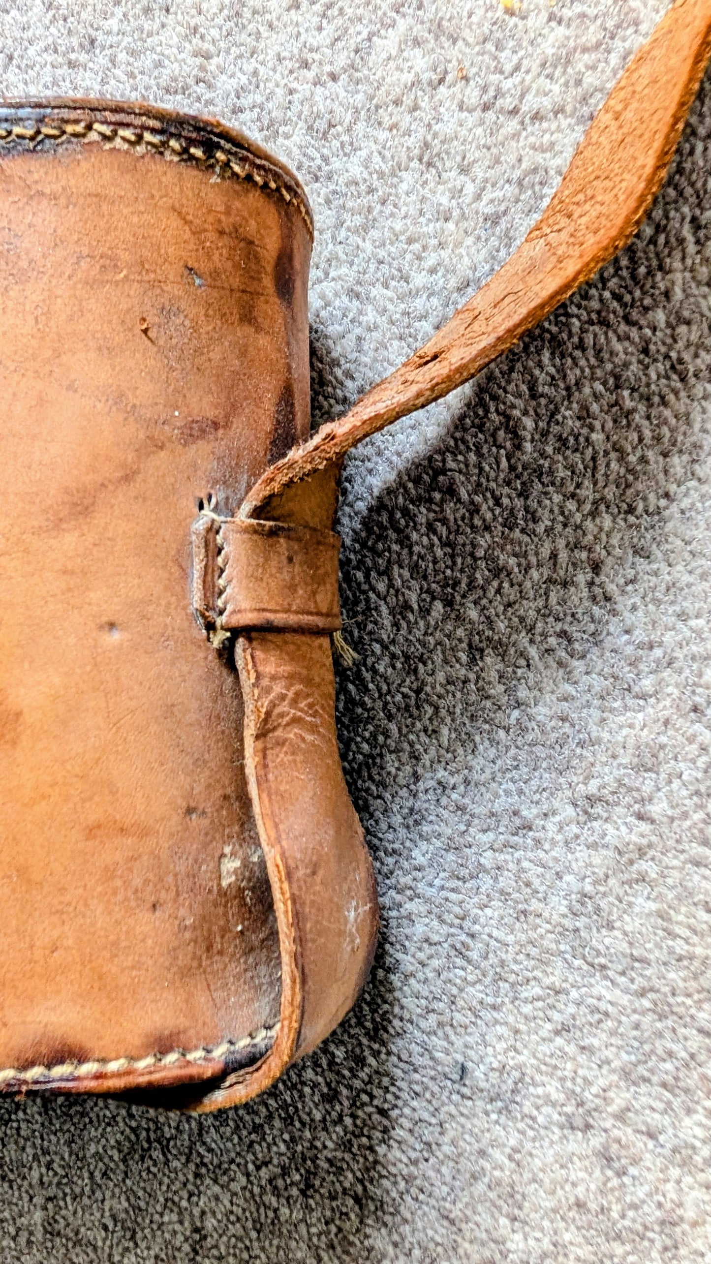 UNUSUAL & RARE WW1 BRITISH ARMY OFFICERS PRIVATE PURCHASE WATER BOTTLE LEATHER COVERED