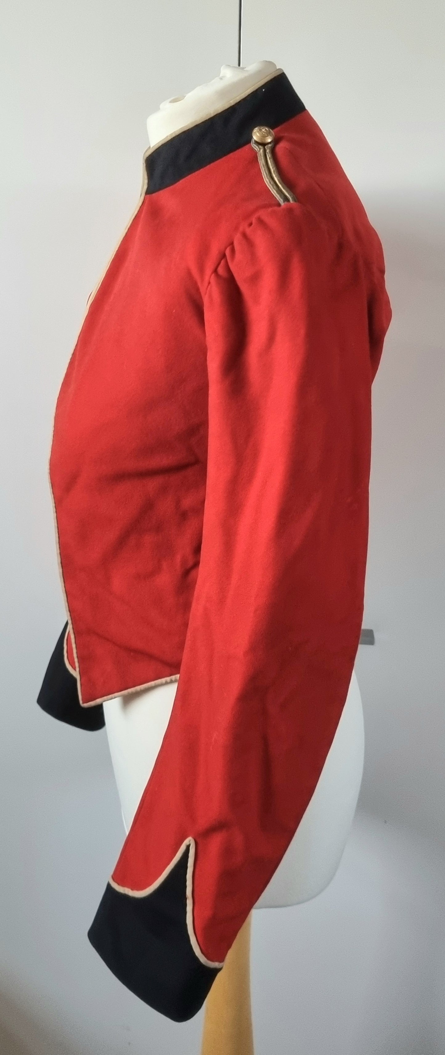 Victorian Boer War Era Colonel's Scarlet Mess Dress Jacket Dated 1901