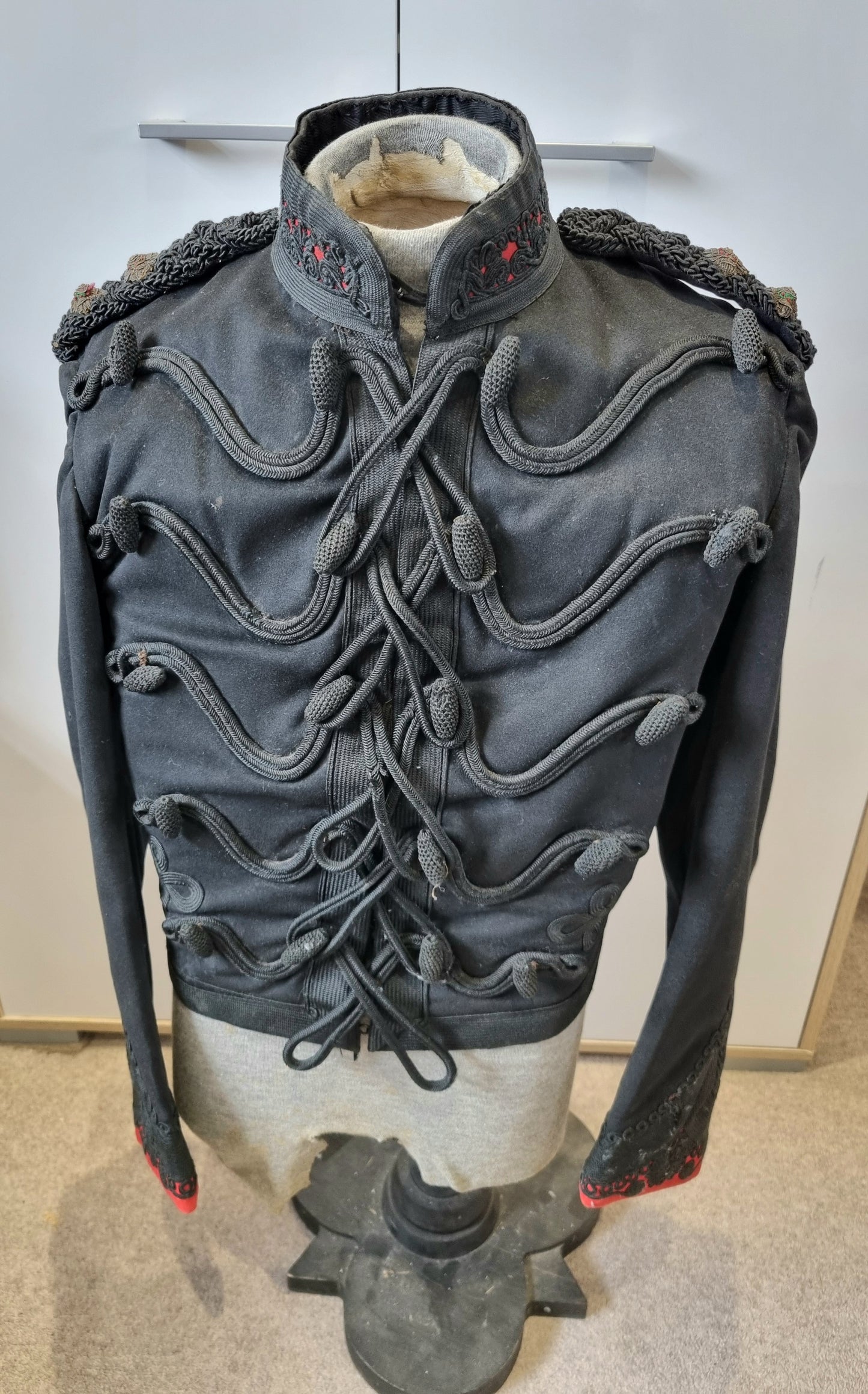 SOLD! Pre WW1 Edwardian King's Royal Rifle Corps Lieutenant's Frogged Mess Jacket