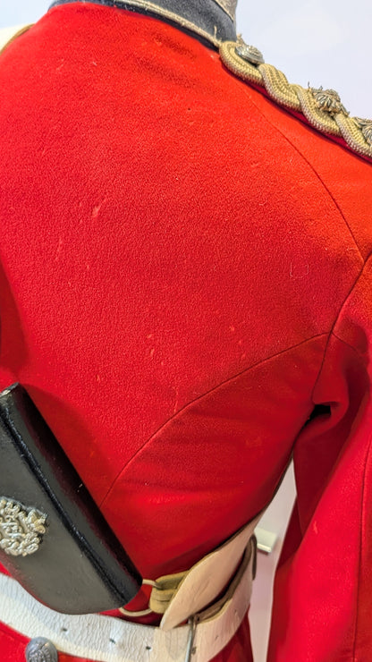 Victorian 1st Volunteer Battalion Royal Fusiliers Scarlet Jacket, Belt & Crossbelt Named to H R B Hickman