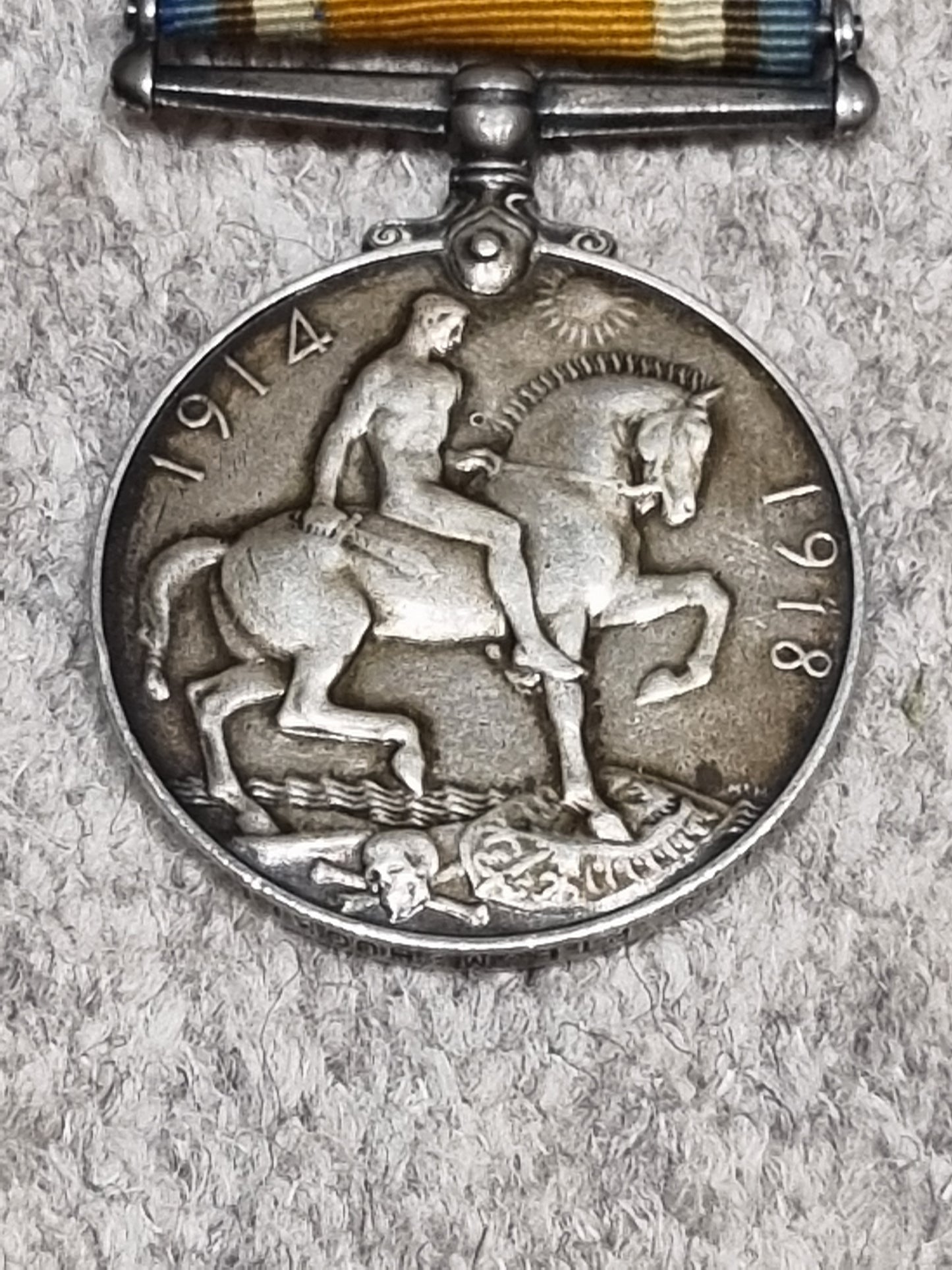 SOLD! WW1/WW2 Nimy Bridge British Army 1914 Mons Star and Clasp Medal Group to Private Mark Huckle - 4th Royal Fusiliers BEF