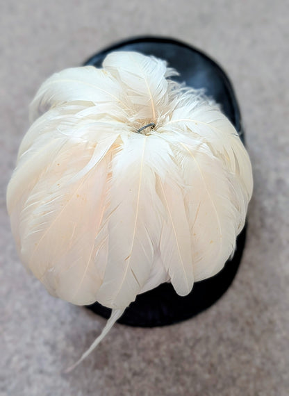 SOLD! Lovely Early 20th Century French Military Academy St Cyr Shako With Feather Plume