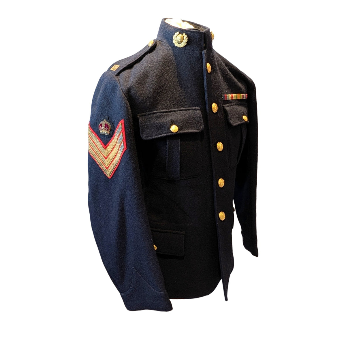 Pre 1953 Royal Marines Colour Sergeant No1 Dress Tunic WW2 Veteran