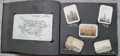 SOLD! Unusual WW2 British Army Falkland Islands Photo Album, 1943