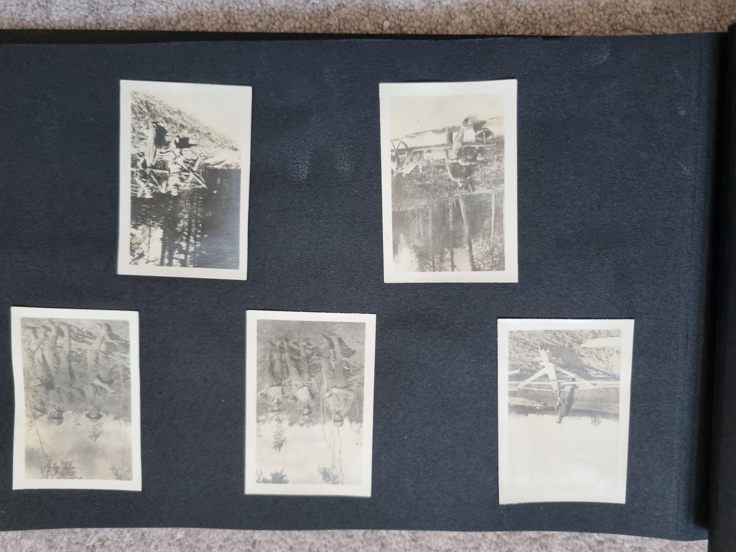 SOLD! Rare WW1 US Army Soldier's Photo Album Plus Ephemera - 125 Photos