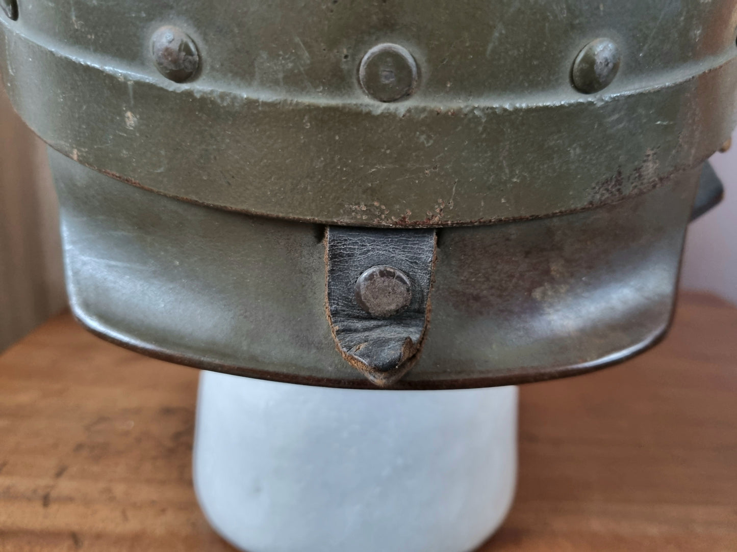 Rare French M51 Tank Armoured Car Radioman’s Radio-Char Helmet