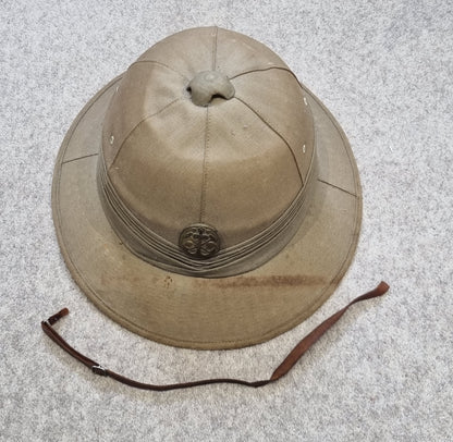 Rare WW2 Japanese Naval Engineers Pith Helmet