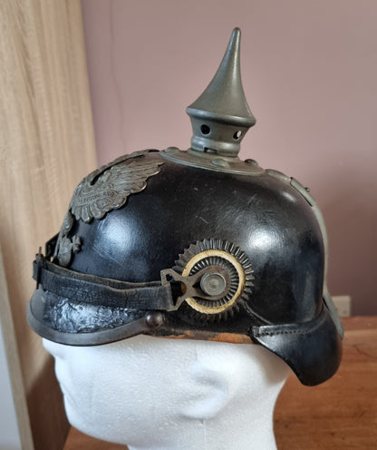 WW1 Imperial German Army M1895 Prussian Enlisted Man Pickelhaube Helmet