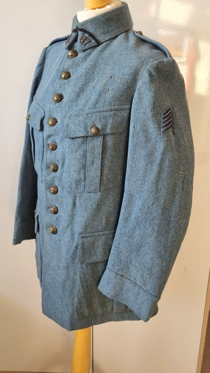 WW1 M1917 French Blue Horizon Tunic jacket Uniform to the 67th Infantry