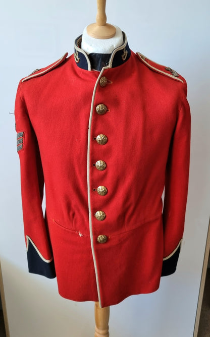 Pre-WW1 (Edwardian) Somerset Light Infantry Sergeant’s Scarlet Tunic & Trousers