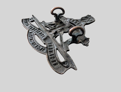 South African Regiment President Steyn Officer's Bronze Collar Badge