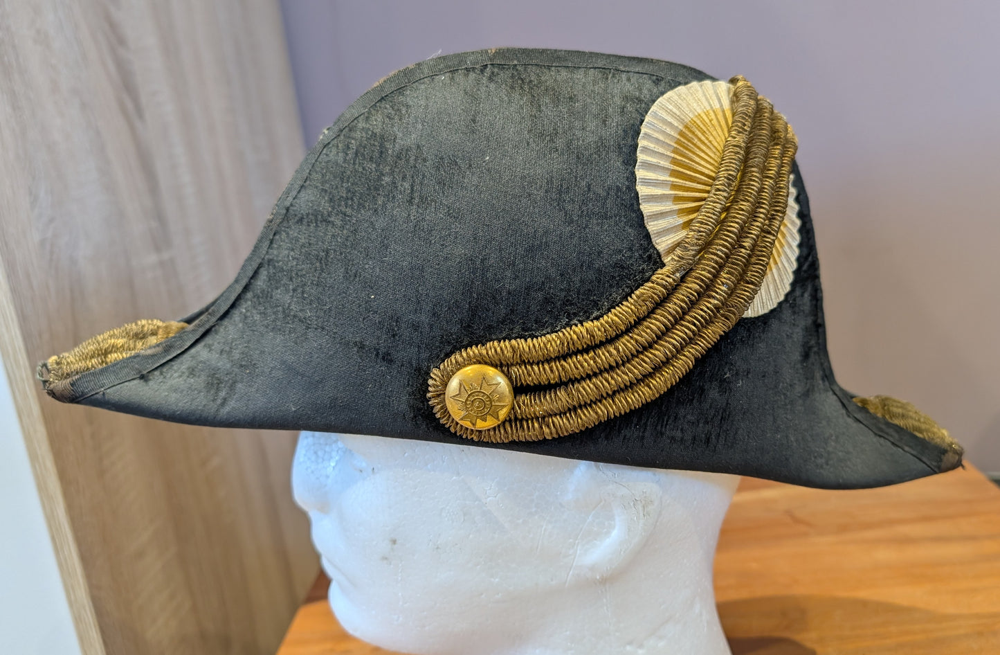 SOLD! Very Rare Original Order Of St Sylvester Papal Ceremonial Bicorne Vatican