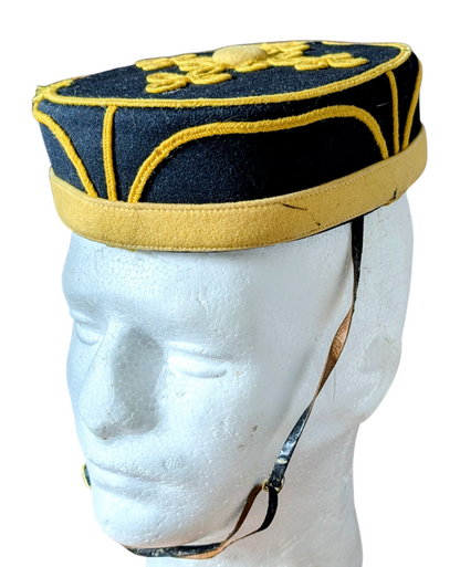 Rare Victorian Yeomanry Hussars Other Ranks Pill Box hat & Chinstrap