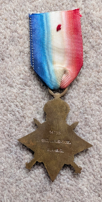 Boer War, WW1 & WW2 Medal Quintet & Service Papers QMS JAMES ALEXANDER COX RAMC Cook MID