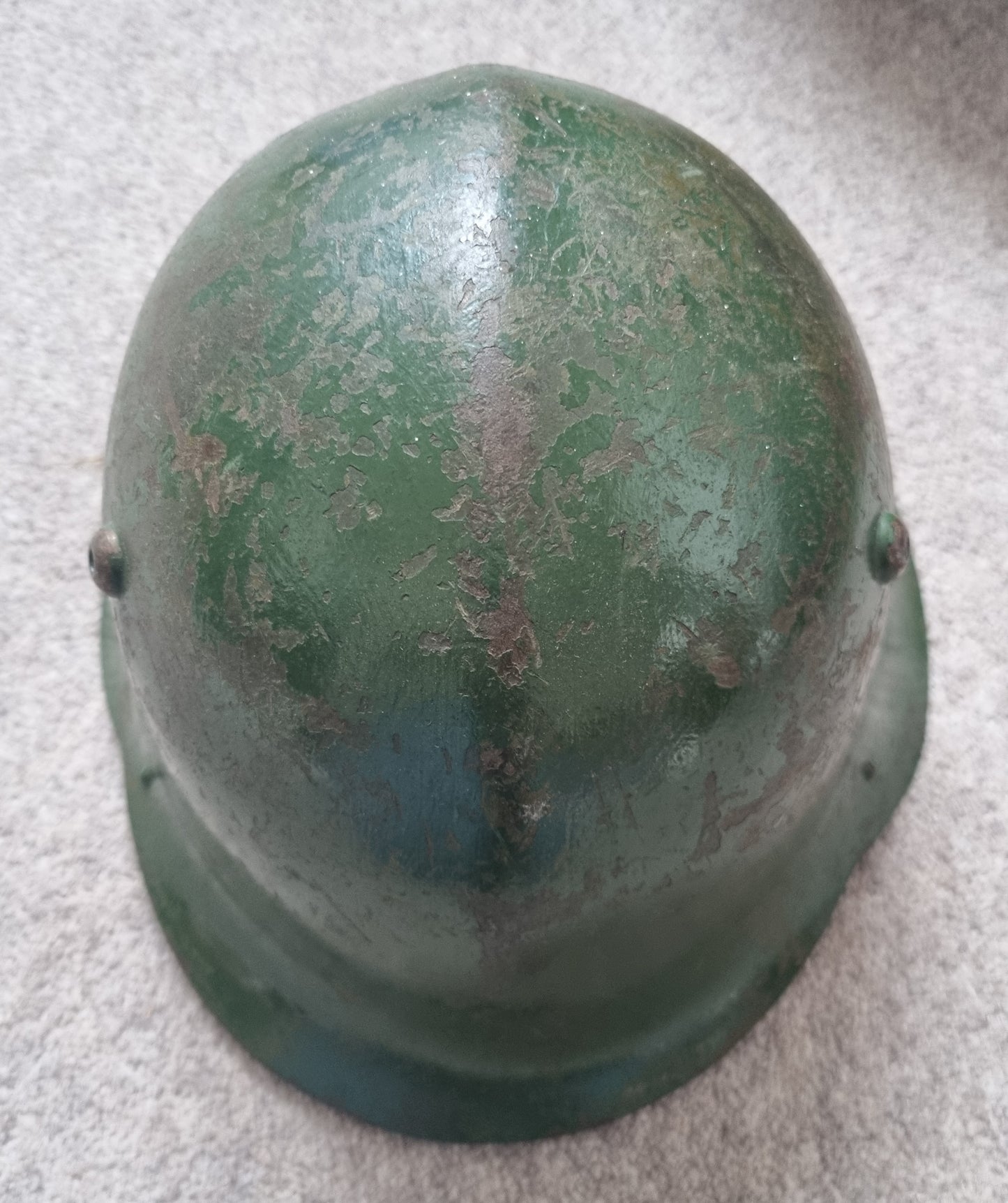 Post War Reused WW2 Bulgarian M36 Type C Helmet