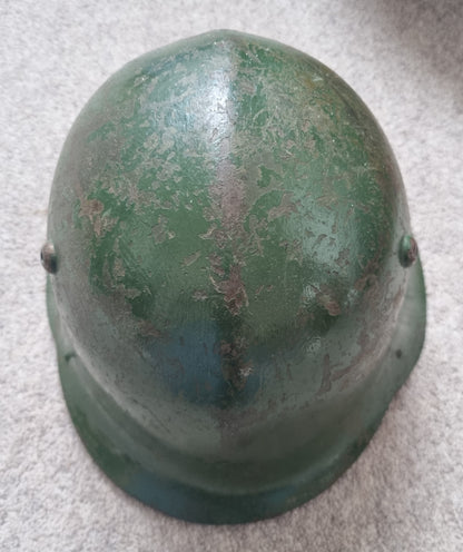 Post War Reused WW2 Bulgarian M36 Type C Helmet