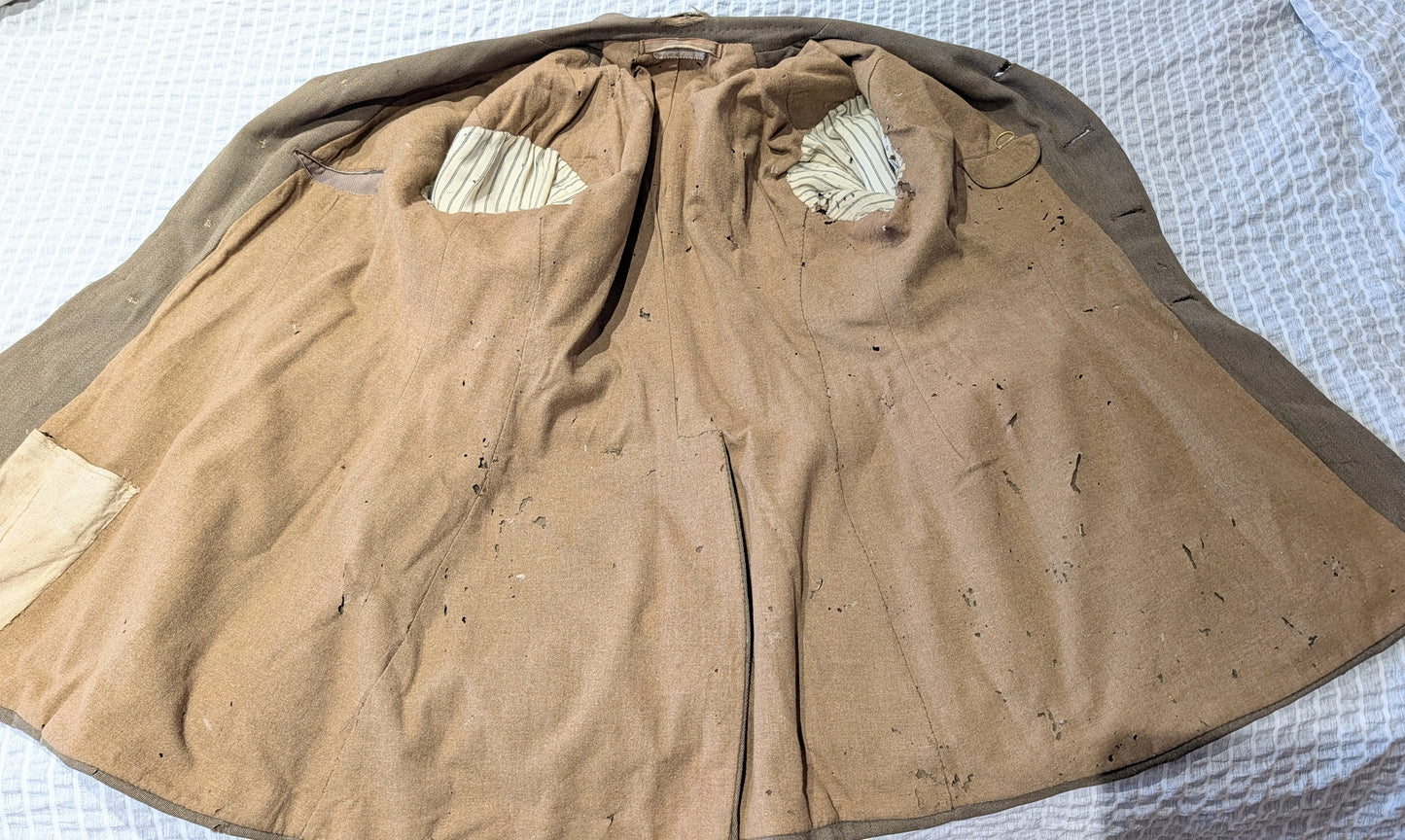 WW1 British Army Captain's Rifle Brigade Uniform Jacket Named