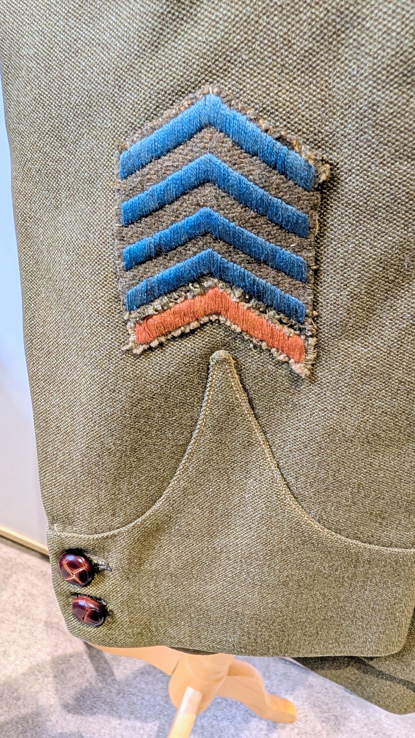WW1 to Interwar British Captain's Uniform Jacket MC Winner WW1 Veteran