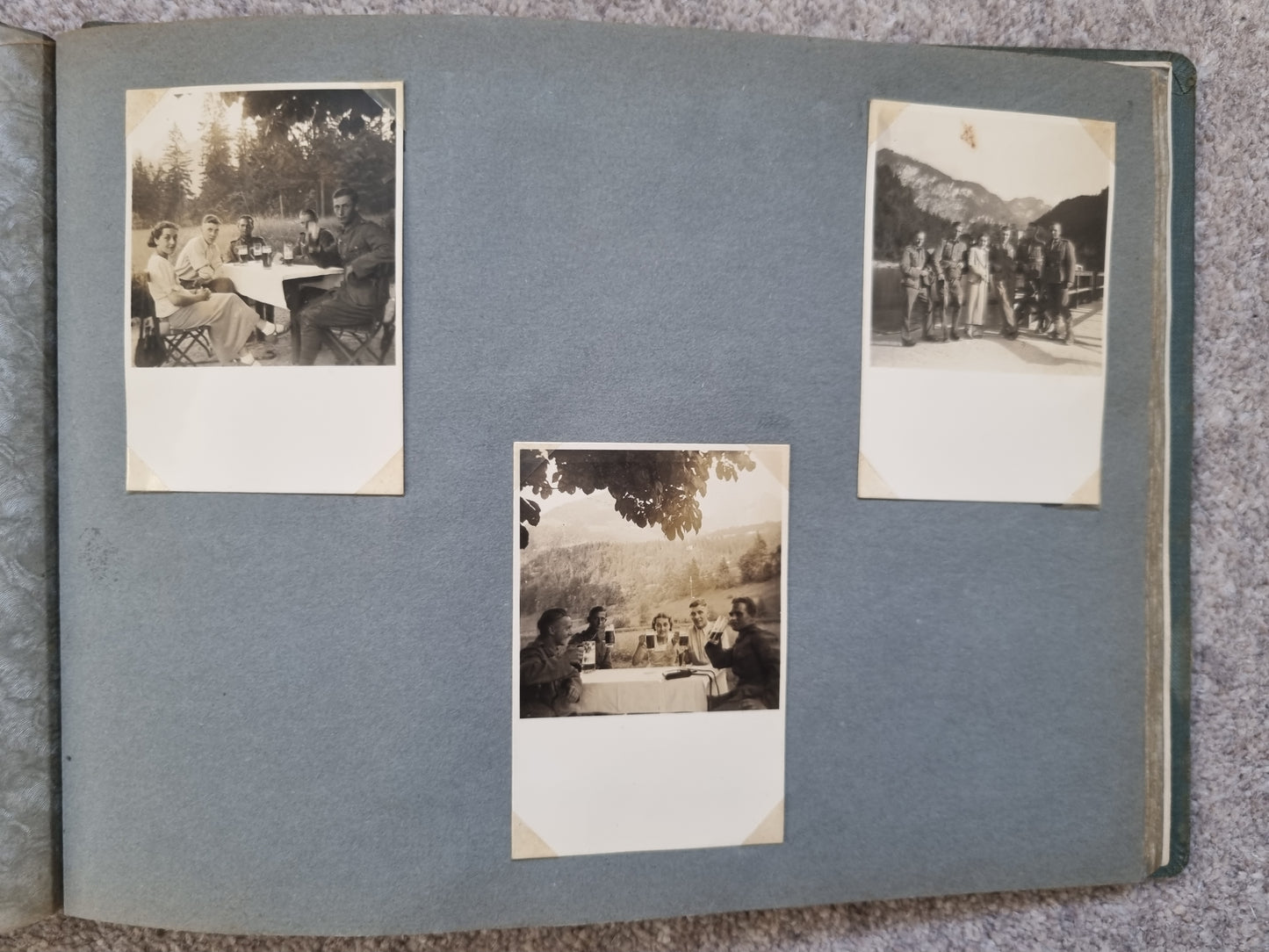 WW2 German Army Mountain Troops Jager Regiment 100 Photo Album - 125 Photos - Soldier KIA