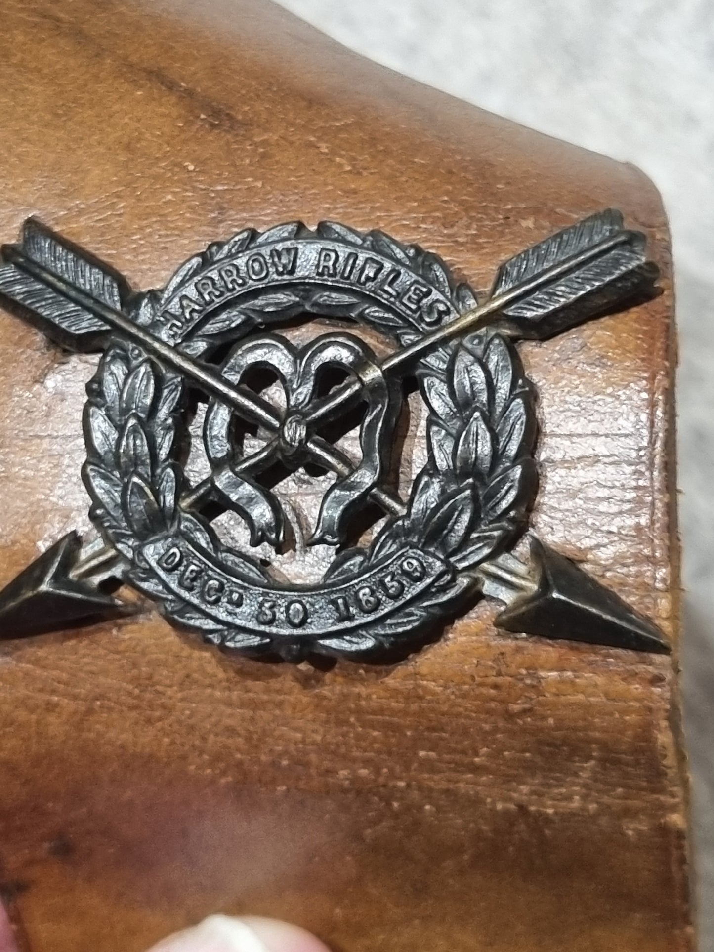 SOLD! Late Victorian / early Edwardian British Army Harrow Rifles CrossBelt
