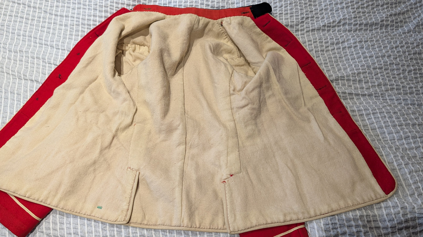 Rare Early Edwardian British Army Royal Welch Fusiliers Scarlet Frock