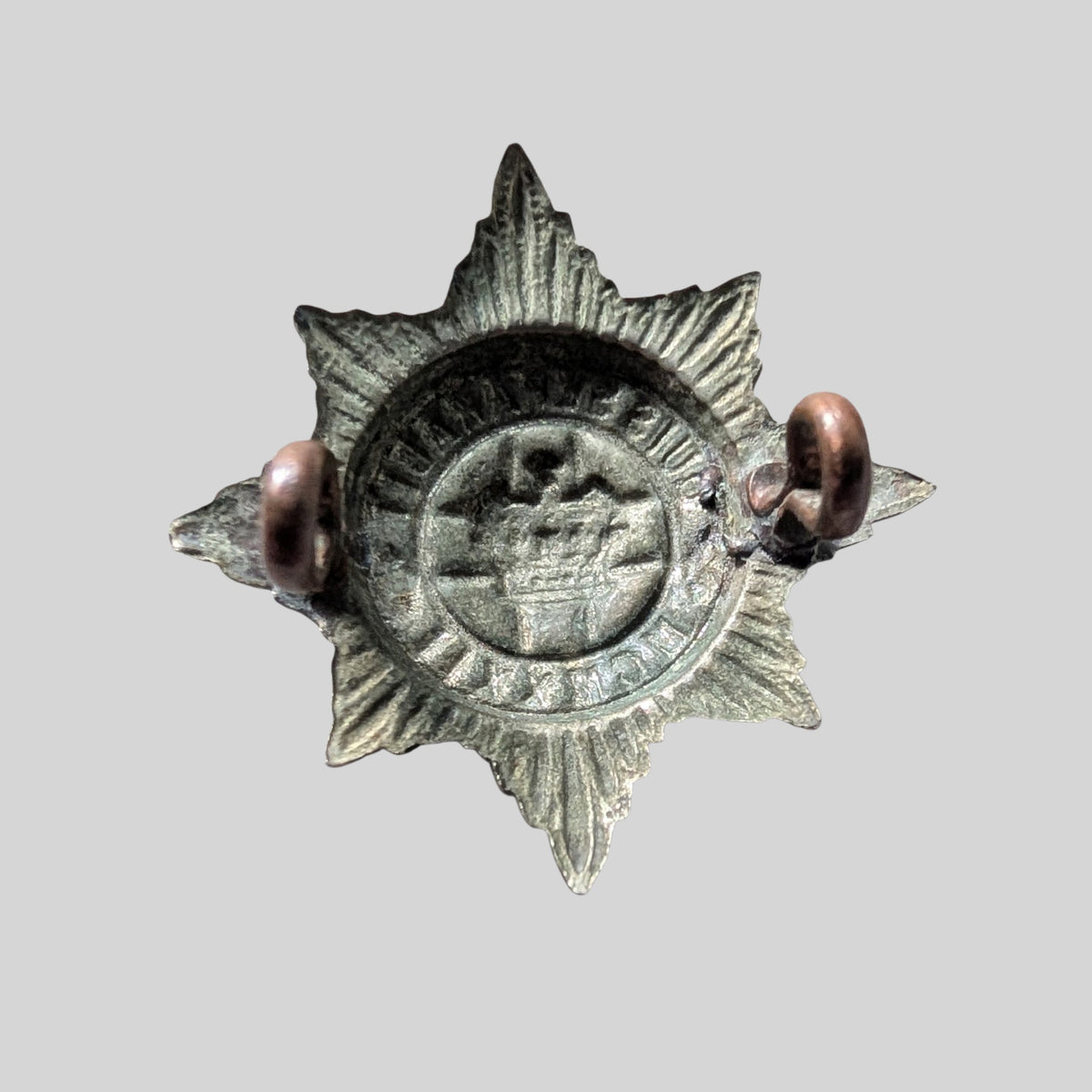 4th / 7th Royal Dragoon Guards White Metal Collar Badge
