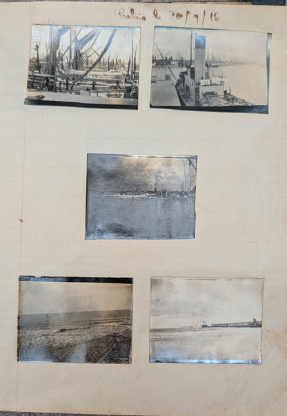 Unique WW1 French Army & Air Force Photo Album, Service Documents and Field Post Set to a Front Line Medic & Then Combat Pilot