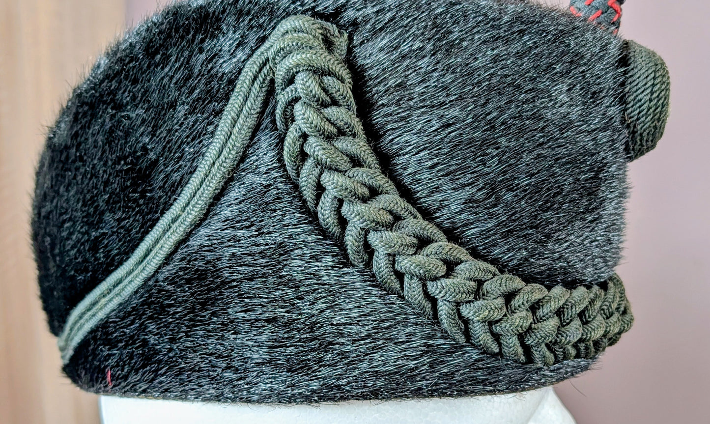Fantastic Rare Victorian British Army St George's Rifles fur Busby