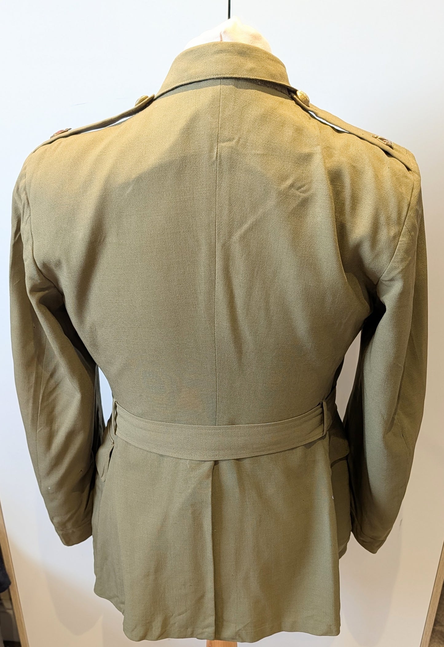 WW2 Royal Canadian Army Major's Tropical Khaki Dress Jacket, Named & dated 1942