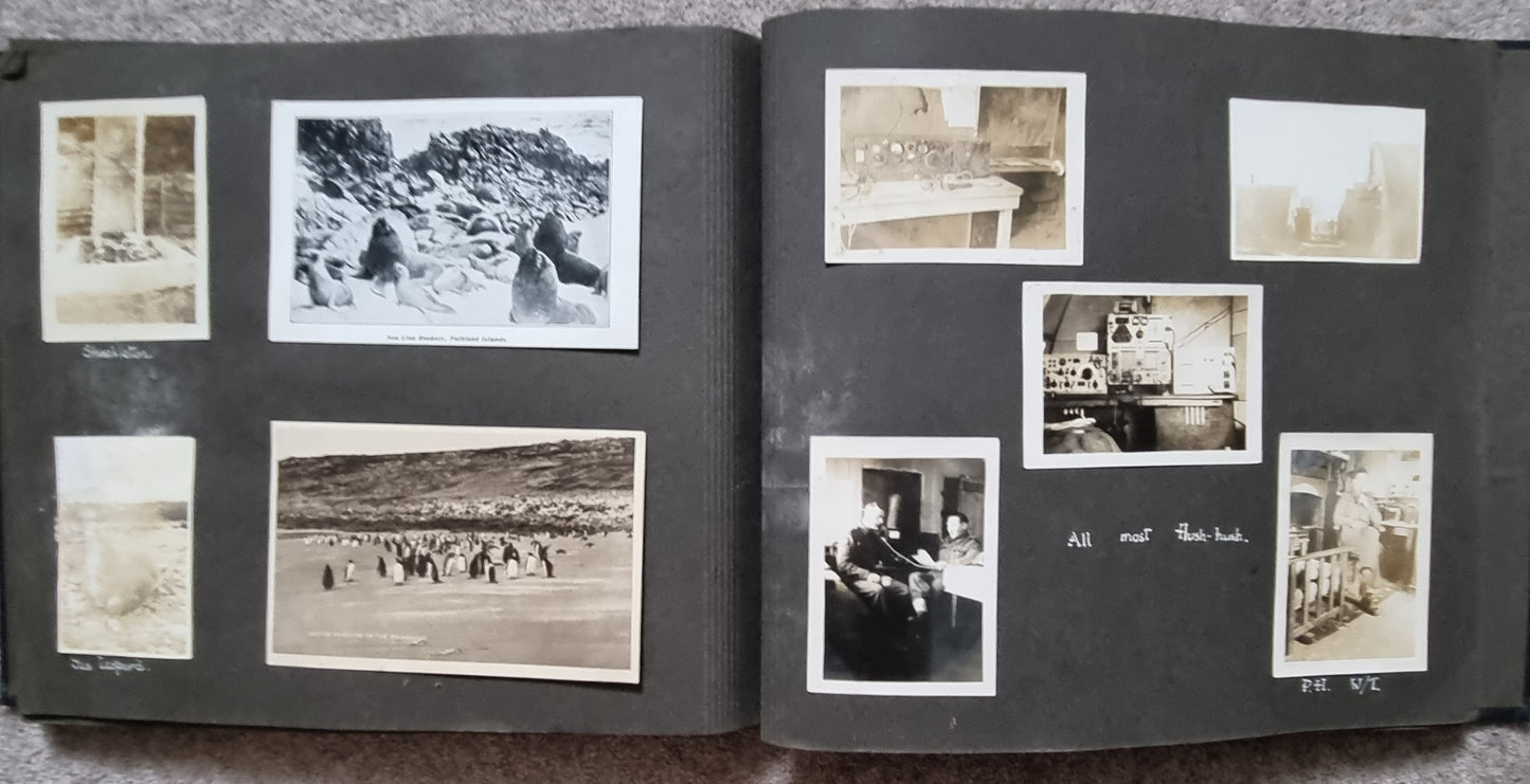 SOLD! Unusual WW2 British Army Falkland Islands Photo Album, 1943