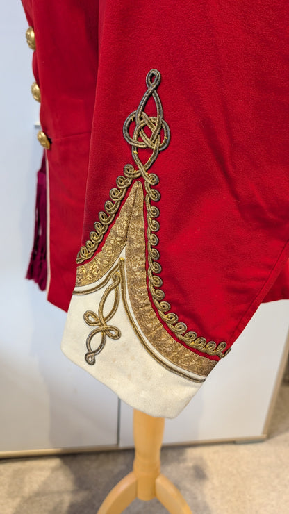 SOLD! Victorian South Staffordshire Home Service Helmet & Major's Scarlet Uniform