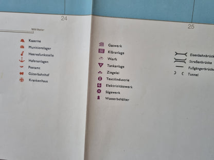 WW2 Operation Sealion German Invasion Map Folder & Objektbilder for South England