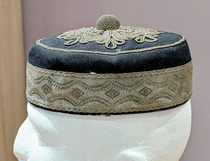 Victorian Lancashire Yeomanry Hussars Pill Box hat With Chinstrap