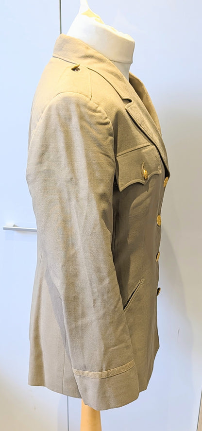 Fantastic And Rare WW2 Summer US WAC Womans Sub-Lieutenant Uniform Jacket