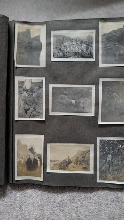 Very Rare WW1 British Army Greece Campaign Salonika Private Photo Album