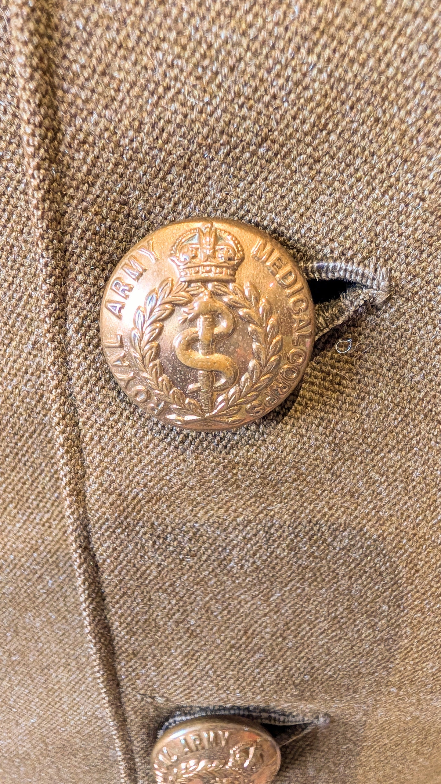 WW1 British Army Captain's Uniform Jacket Royal Army Medical Corps RAMC Named