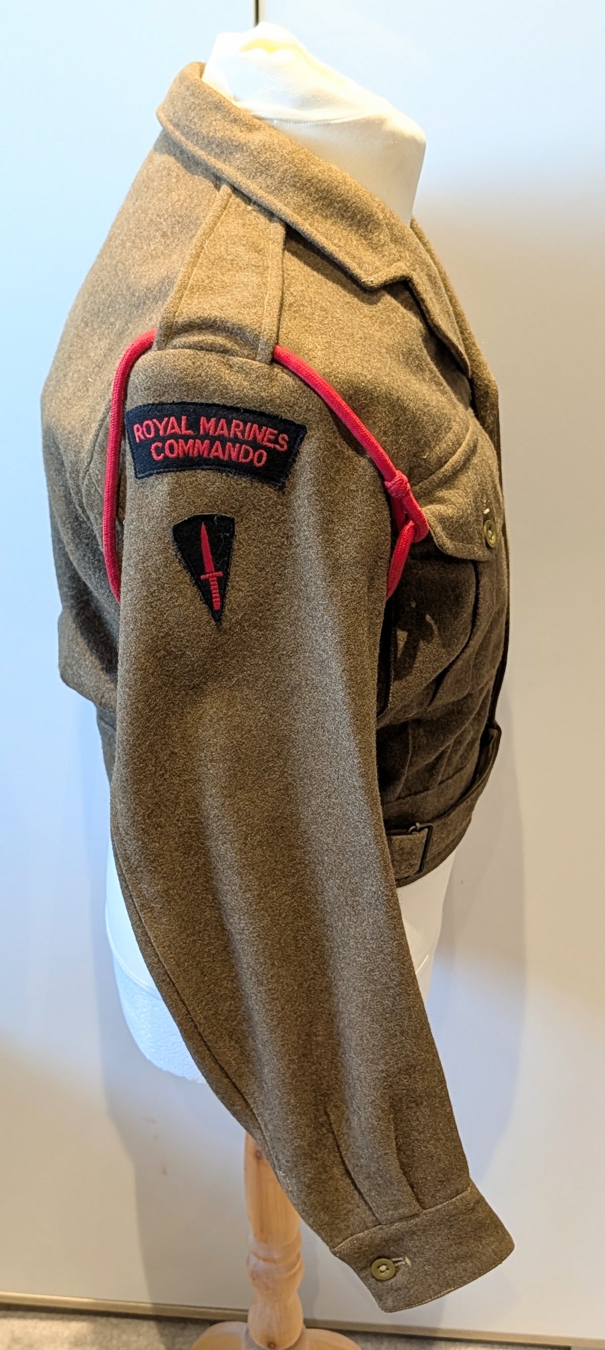 1954 British Army Royal Marine Commando Battledress & Trousers Named