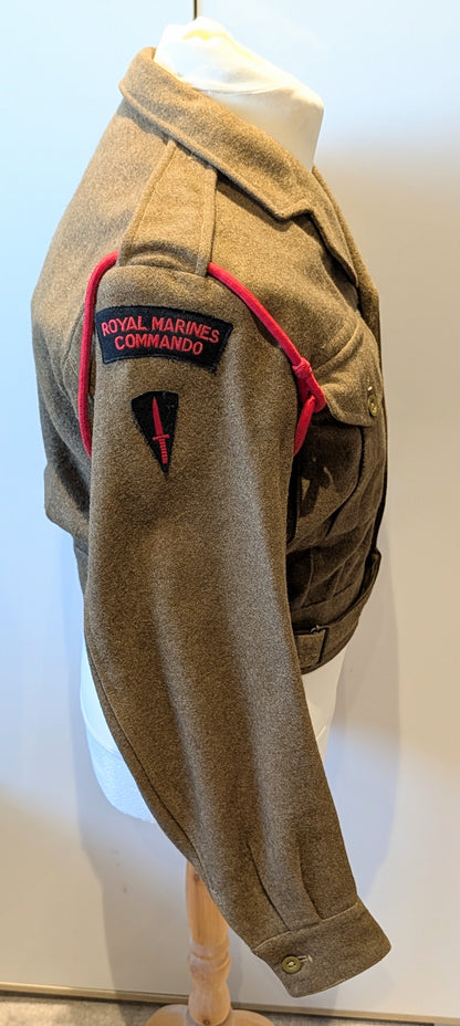 1954 British Army Royal Marine Commando Battledress & Trousers Named