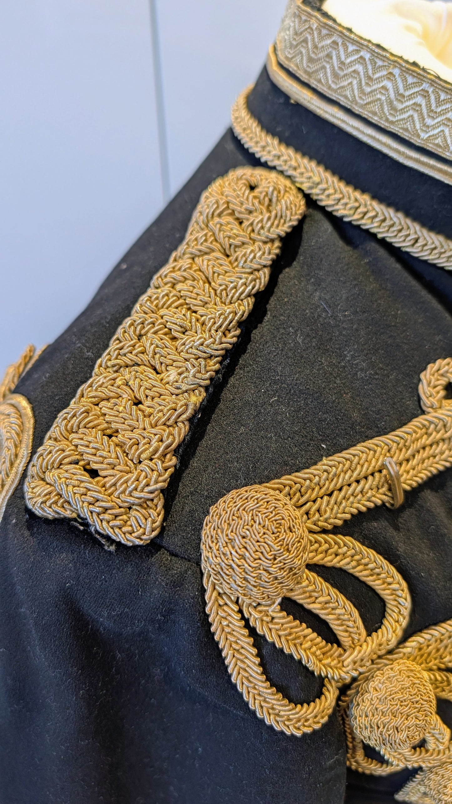 SOLD! Beautiful Original Early 20th Century 18th Hussars Full Dress Frogged Jacket