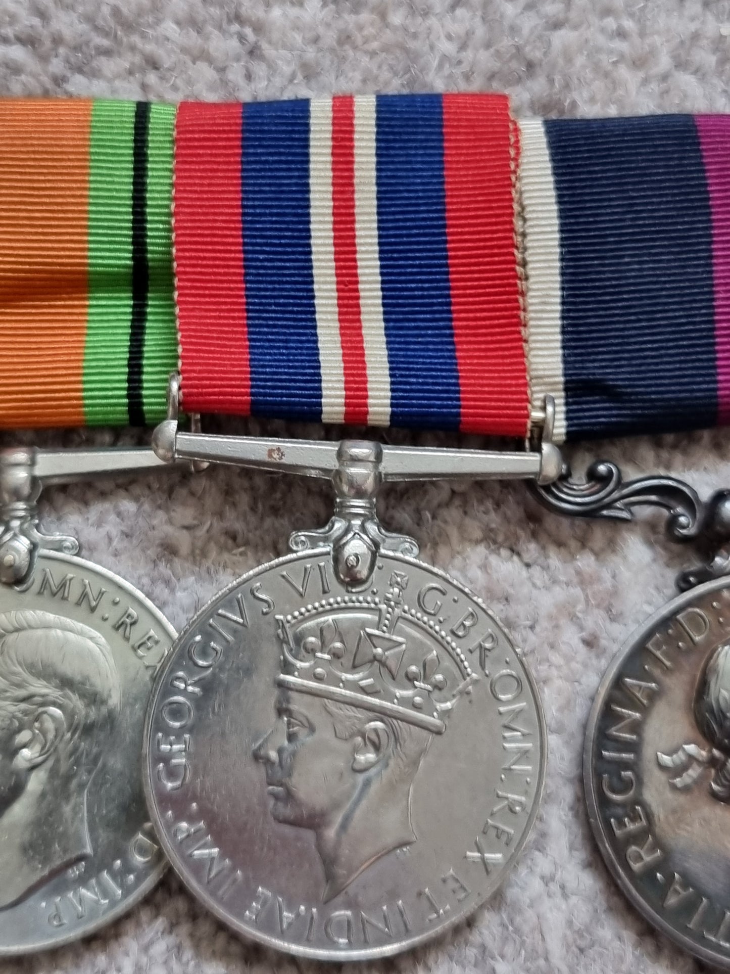 SOLD! WW2 & QEII RAF Long Service & Good Conduct 5 Medal group - Sergeant G H BIRD